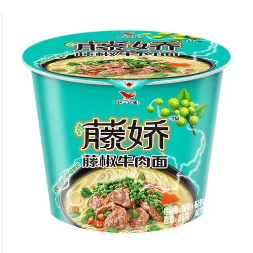 Tung-I Pepper and Beef Flavor Tub Noodle/ 老坛藤椒牛肉桶面